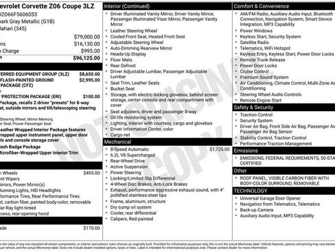 Used 2015 Chevrolet Corvette Z06 w/ 3LZ Preferred Equipment Group image 29