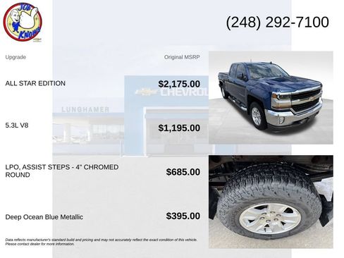 Used 2018 Chevrolet Silverado 1500 LT w/ All Star Edition AWD/4WD image 5