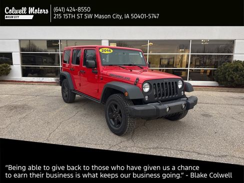 Used 2016 Jeep Wrangler Unlimited Sport image 1