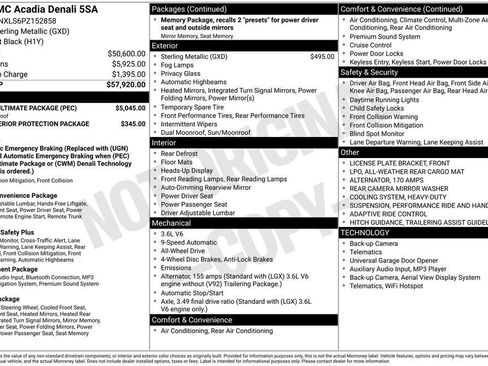 Used 2023 GMC Acadia Denali w/ Denali Ultimate Package image 46