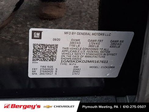 Certified 2021 Chevrolet Suburban Z71 w/ Z71 Signature Package image 31