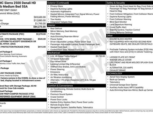 Used 2022 GMC Sierra 2500 Denali w/ Denali Ultimate Package AWD/4WD image 6