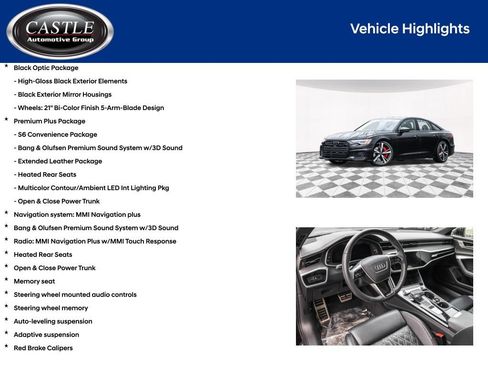 Used 2023 Audi S6 Premium Plus w/ Premium Plus Package AWD/4WD image 7