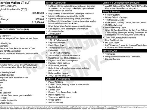 Certified 2017 Chevrolet Malibu LT FWD image 14