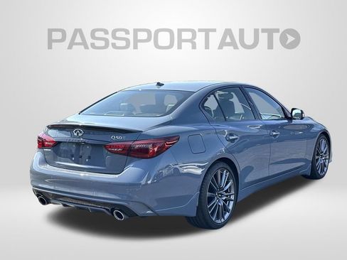 Used 2023 INFINITI Q50 Red Sport 400 w/ Carbon Fiber Package RWD image 5
