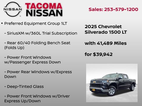 Used 2025 Chevrolet Silverado 1500 LT AWD/4WD image 6