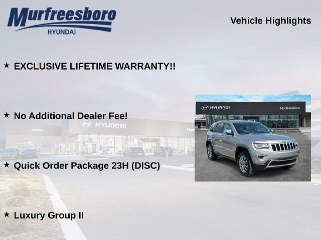 Used 2015 Jeep Grand Cherokee Limited w/ Luxury Group II RWD image 5