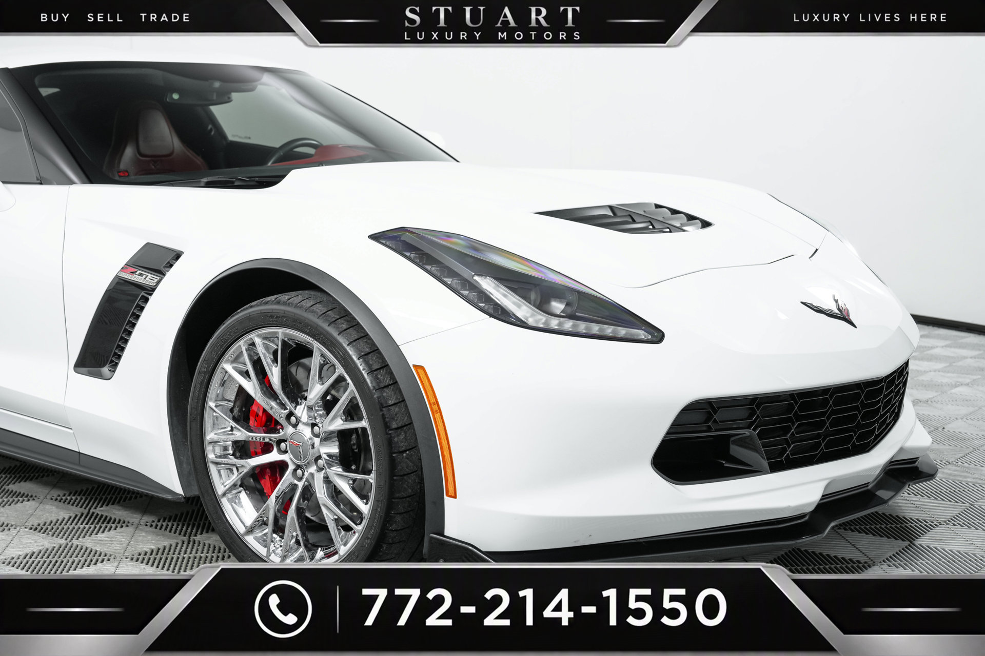 Used 2015 Chevrolet Corvette Z06 w/ 3LZ Preferred Equipment Group RWD image 45