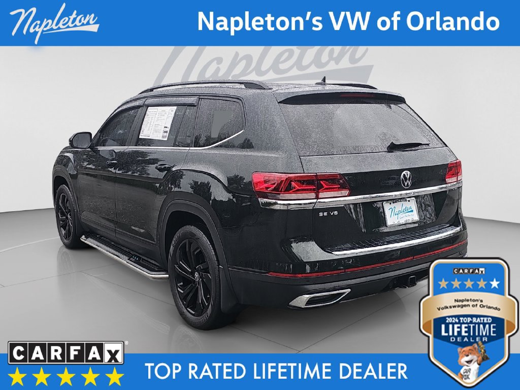 Used 2022 Volkswagen Atlas SE w/ Panoramic Sunroof Package FWD image 3