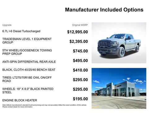 New 2026 RAM 2500 Tradesman AWD/4WD image 7
