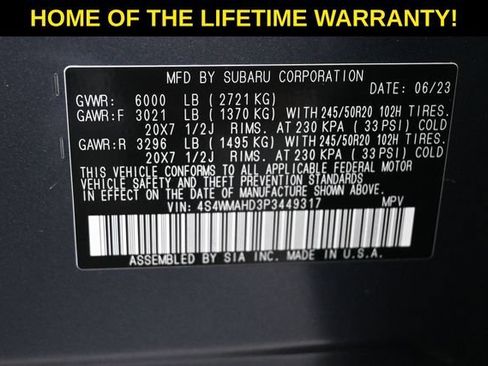Used 2023 Subaru Ascent Onyx Edition AWD/4WD image 62