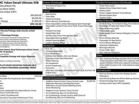 Used 2023 GMC Yukon Denali Ultimate AWD/4WD image 1