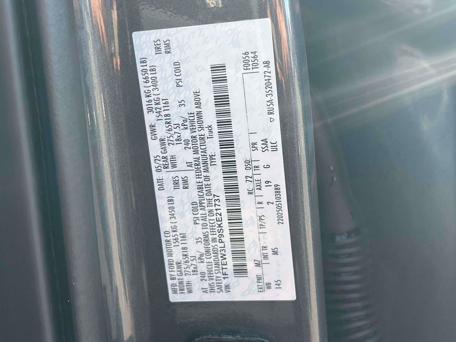 Used 2025 Ford F150 XLT w/ Equipment Group 301A Standard AWD/4WD image 25