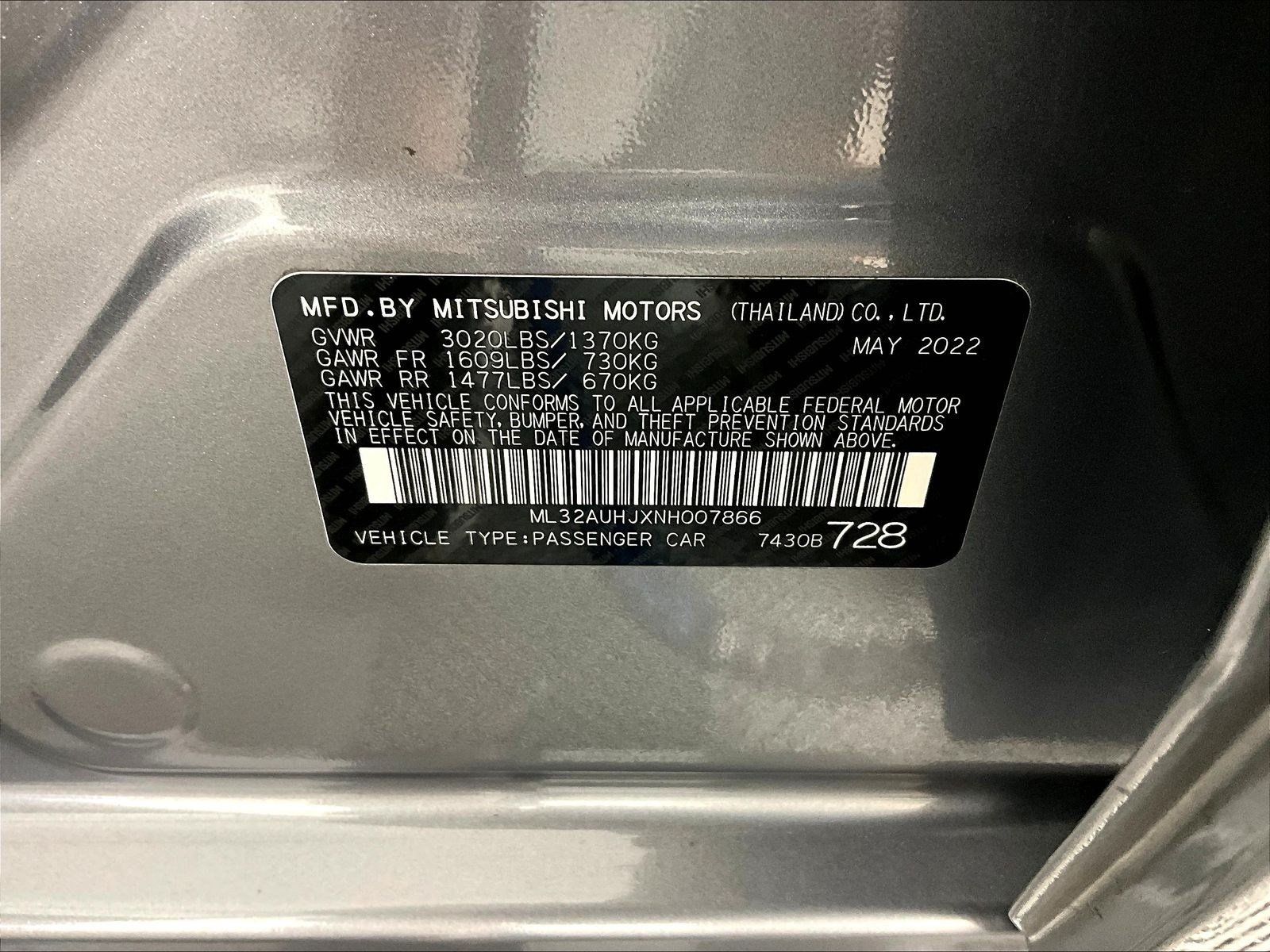 Used 2022 Mitsubishi Mirage ES FWD image 17