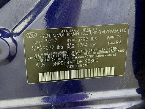 Used 2013 Hyundai Elantra GLS FWD image 12