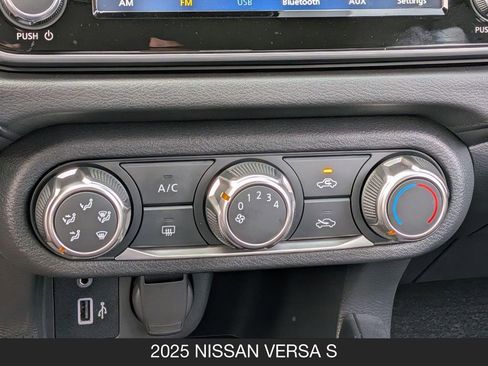 Certified 2025 Nissan Versa S w/ Trunk Package FWD image 22