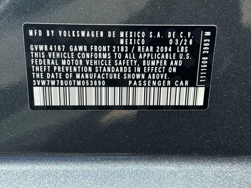 New 2026 Volkswagen Jetta SE FWD image 26