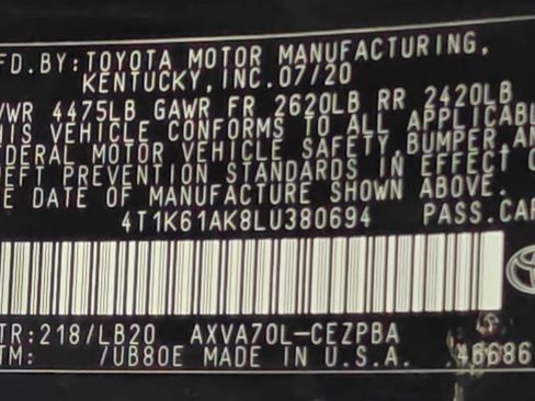 Used 2020 Toyota Camry XSE image 56