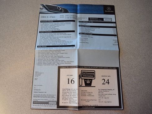 Used 2004 Mercedes-Benz E 500 Sedan image 69