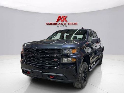 Used 2021 Chevrolet Silverado 1500 Custom Trail Boss w/ LPO, Dark Essentials Package AWD/4WD image 64
