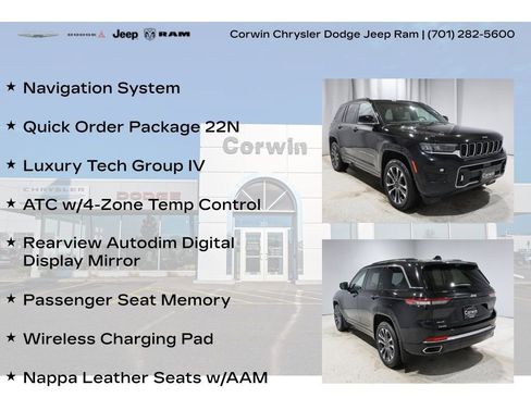 Used 2022 Jeep Grand Cherokee Overland w/ Luxury Tech Group IV image 15