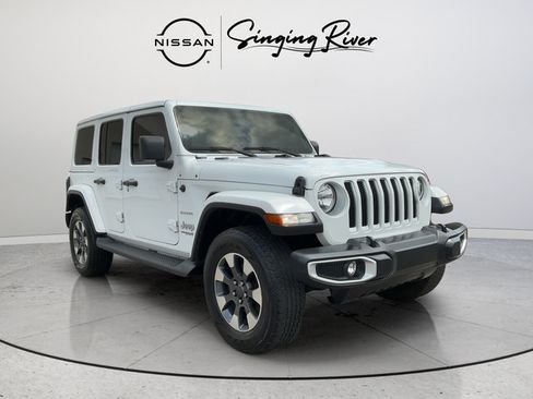 Used 2021 Jeep Wrangler Unlimited Sahara w/ Safety Group AWD/4WD image 1