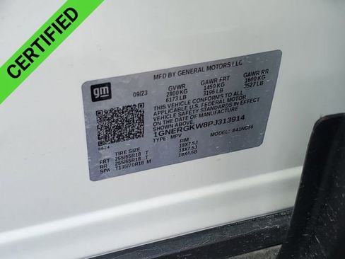 Certified 2023 Chevrolet Traverse LT FWD image 33