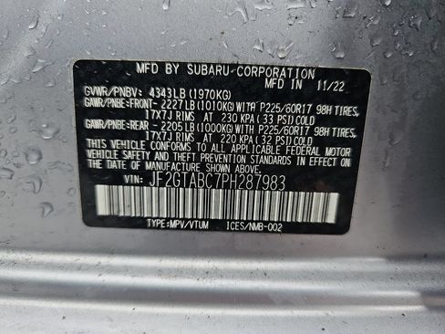 Used 2023 Subaru Crosstrek 2.0i AWD/4WD image 16