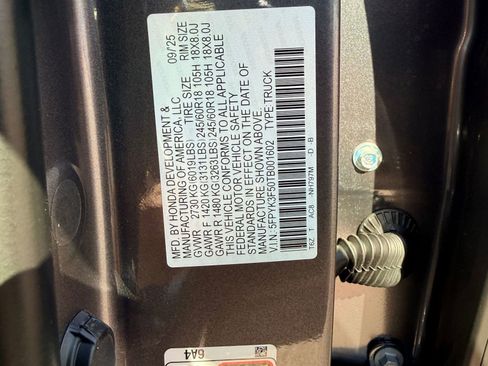 New 2026 Honda Ridgeline RTL image 19