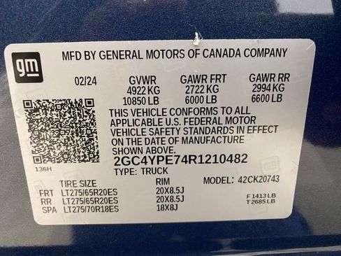 Certified 2024 Chevrolet Silverado 2500 LTZ w/ LTZ Convenience Package image 31