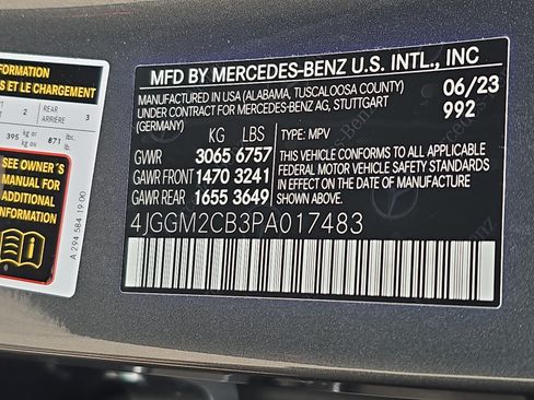 Certified 2023 Mercedes-Benz EQE 500 4MATIC SUV image 34