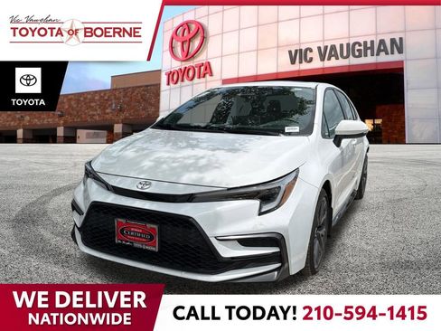 Certified 2025 Toyota Corolla SE w/ SE Premium Package FWD image 1