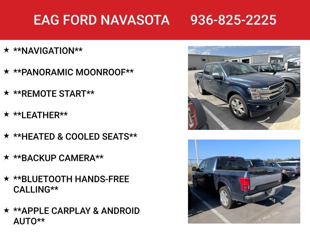 Used 2019 Ford F150 Platinum w/ Equipment Group 701A Luxury RWD image 4