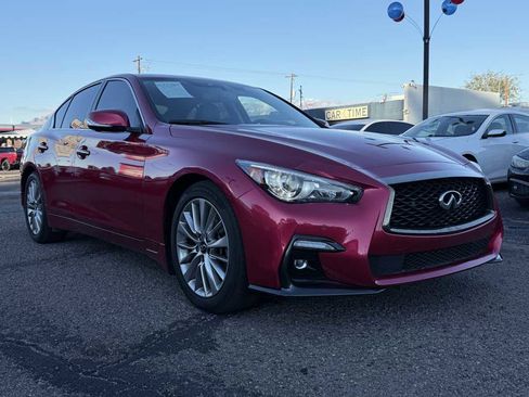 Used 2021 INFINITI Q50 Luxe w/ Cargo Package image 2