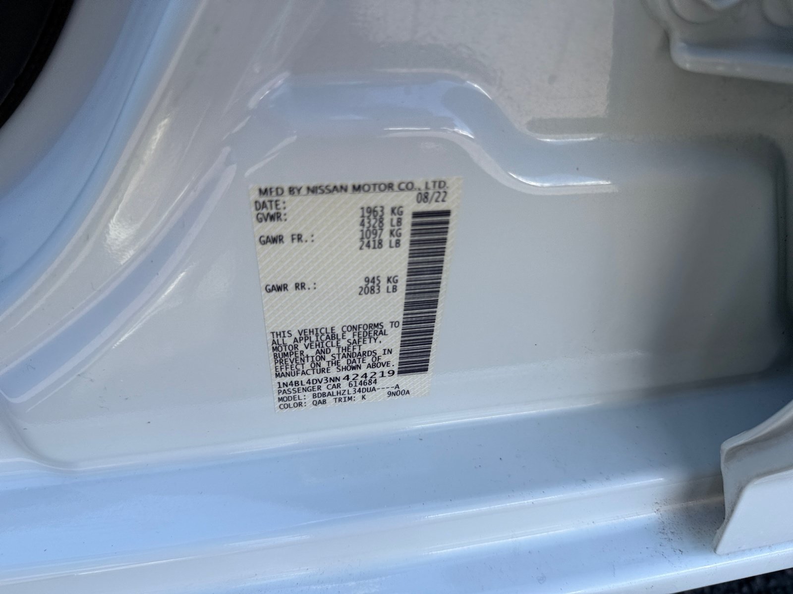Used 2022 Nissan Altima 2.5 SV FWD image 34