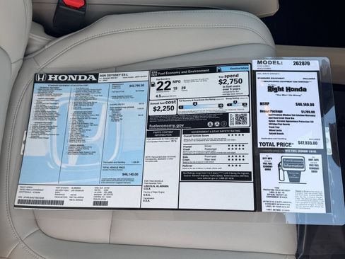 New 2026 Honda Odyssey EX-L image 24