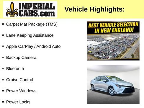 Used 2023 Toyota Corolla LE w/ Carpet Mat Package (TMS) FWD image 8