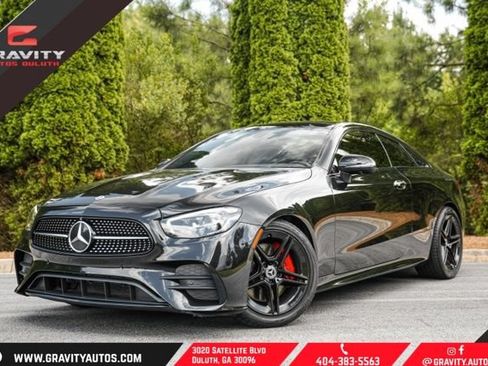 Used 2021 Mercedes-Benz E 450 Coupe w/ AMG Line image 1