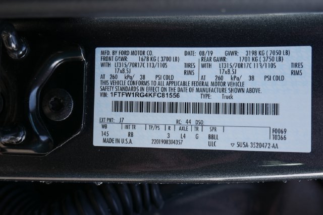 Used 2019 Ford F150 Raptor w/ Equipment Group 802A Luxury AWD/4WD image 30