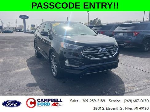 Certified 2022 Ford Edge Titanium w/ Class II Trailer Tow Package AWD/4WD image 1