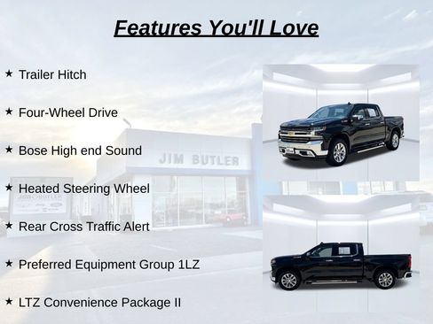 Used 2020 Chevrolet Silverado 1500 LTZ w/ LTZ Premium Package AWD/4WD image 23