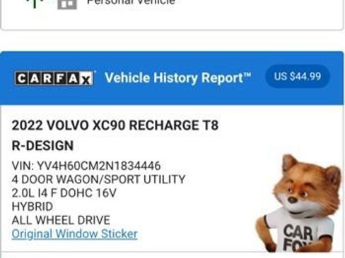 Used 2022 Volvo XC90 T8 R-Design w/ Advanced Package image 5