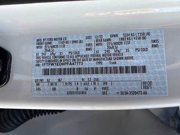 Certified 2023 Ford F150 Lariat w/ Equipment Group 502A High AWD/4WD image 69