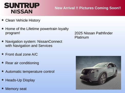Used 2025 Nissan Pathfinder Platinum w/ Cargo Package image 6