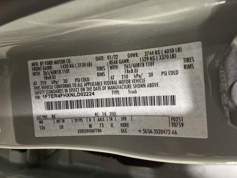 Used 2022 Ford Ranger XLT w/ Equipment Group 301A Mid image 28