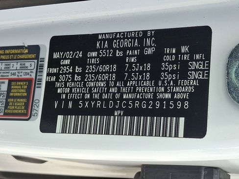 Certified 2024 Kia Sorento S AWD/4WD image 28