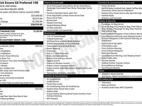 Used 2024 Buick Encore GX Preferred w/ Comfort Package AWD/4WD image 6
