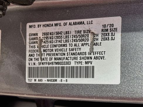 Used 2021 Honda Pilot Touring image 32