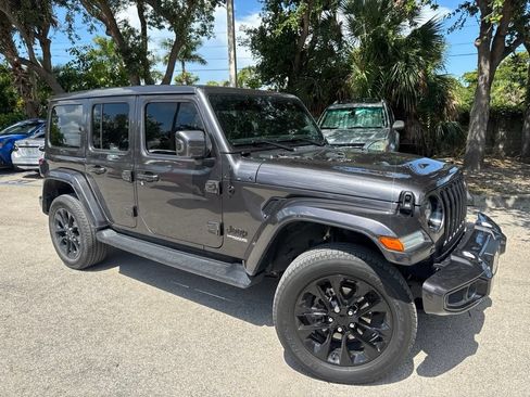 Used 2021 Jeep Wrangler Unlimited Sahara AWD/4WD image 1