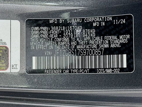 Used 2025 Subaru BRZ tS RWD image 30